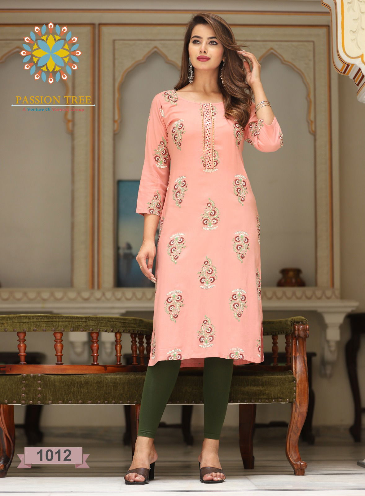 Albeli Vol 1 By Passion Tree Embroidery Printed Designer Kurtis
